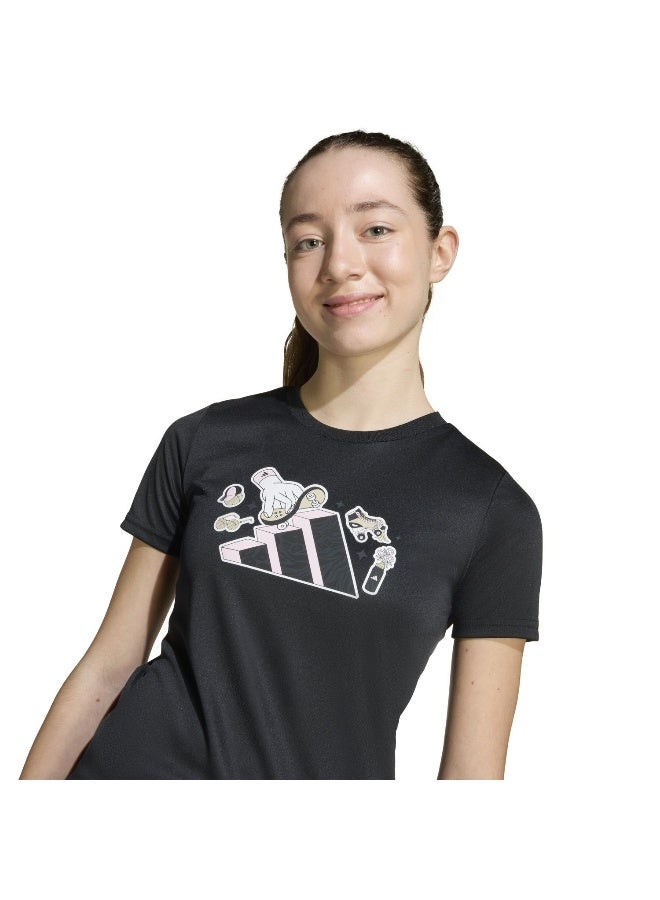 Adidas Climacool Animal Graphic T-Shirt Junior - Image 5